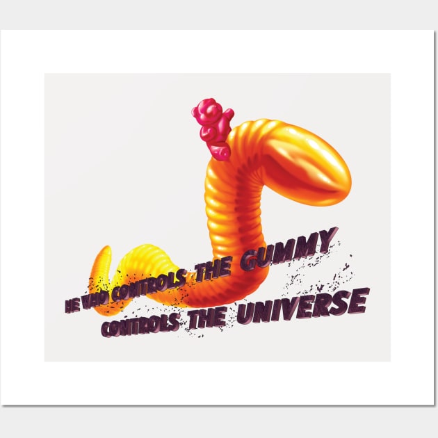 Gummy Wormrider Wall Art by MunkeeWear